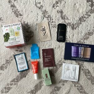 Skincare grab bag of samples